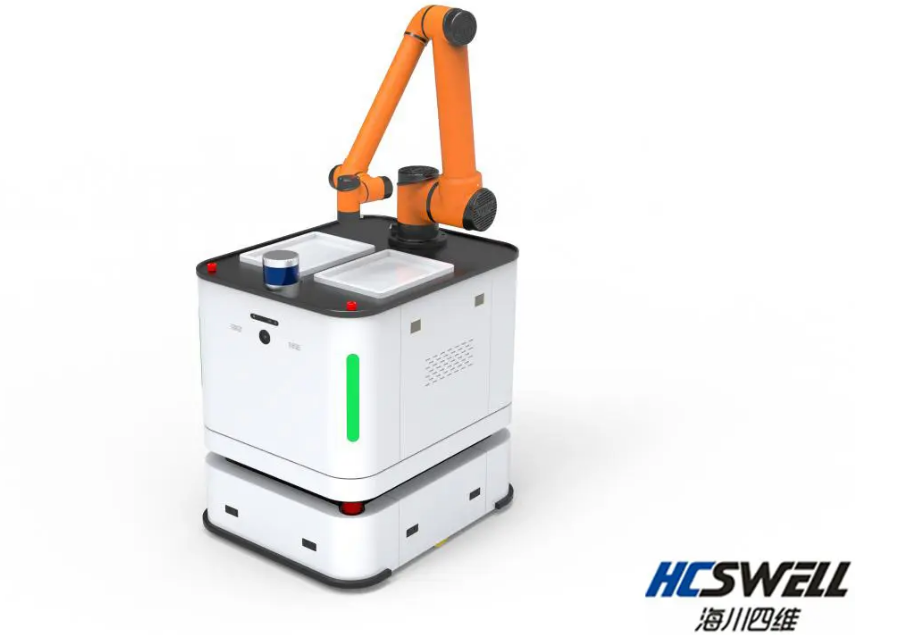 海川四维AGV复合机器人如何实现高效精准的无缝对接与高效流转（AGV复合机器人物流运输的高效精准之选）